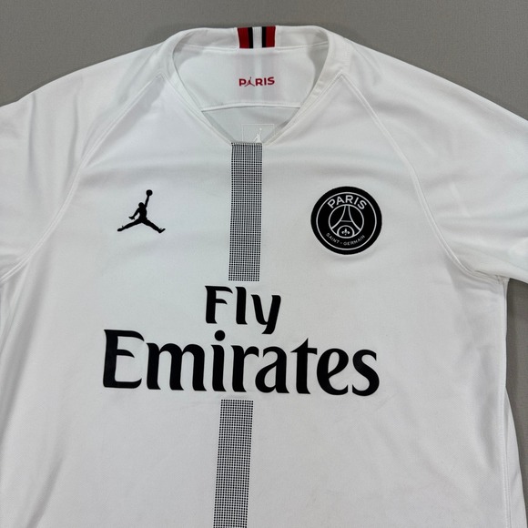 Paris Saint Germain Jordan Fly Emirates Nike Jersey Men's Medium Soccer Shirt - Picture 2 of 8
